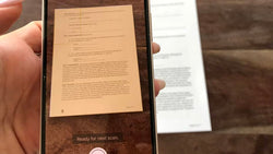 How to scan documents on a iPhone