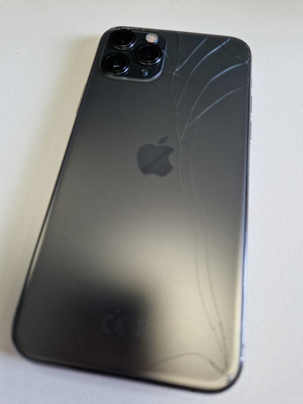 iPhone 11 Pro (256GB, Grey, Smashed Back) - Unlocked - Sale - 357674