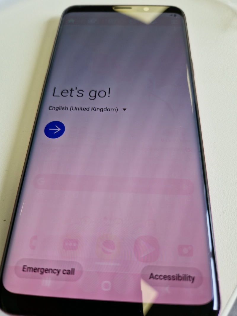 Samsung Galaxy S9 Plus, 128GB, Purple (SCREEN BURN) - Unlocked - Good Condition - Sale - 358287