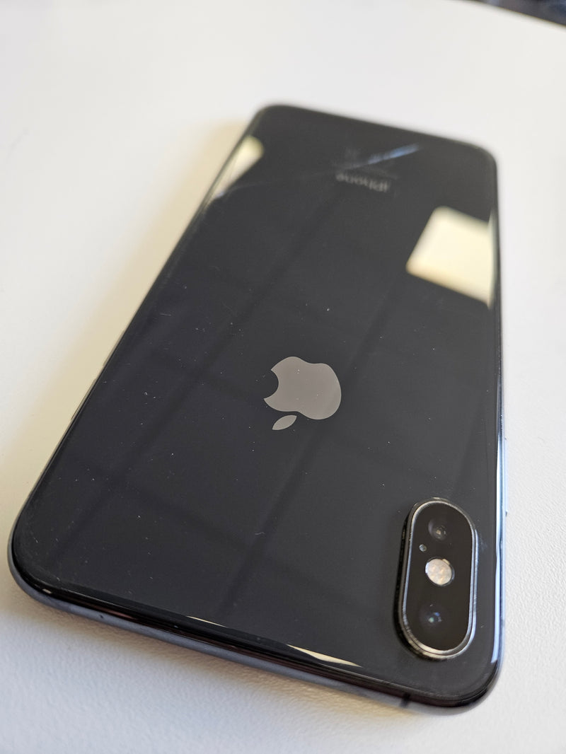 iPhone XS Max, 64GB (Good Condition, Space Grey) - Unlocked - Smashed Back Glass - Sale - 360949