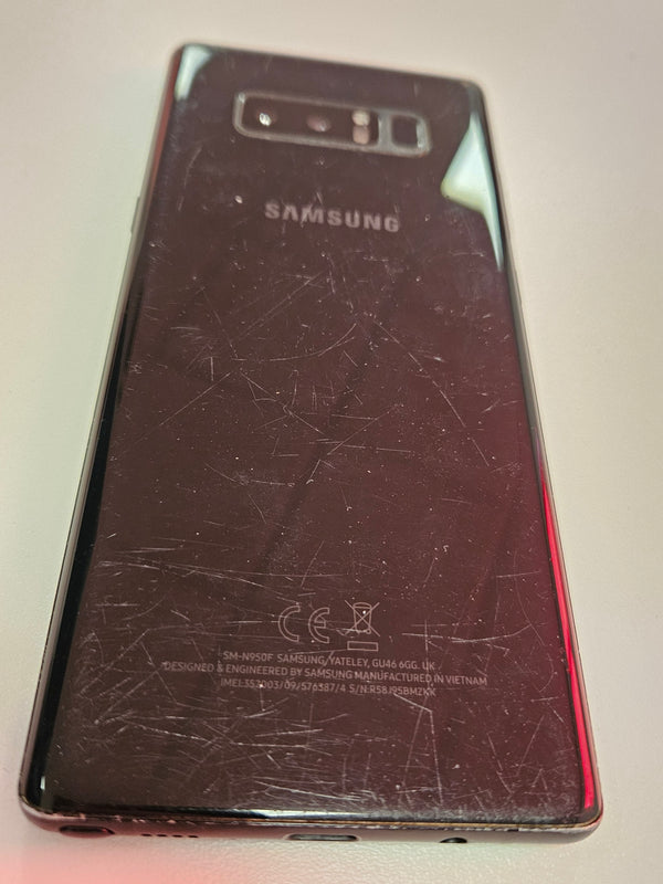 Samsung Galaxy Note 8, 64GB, Black - For Repair (338703)