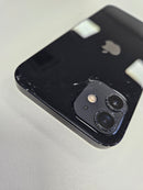 iPhone 12, Black, 64GB (Smashed Back) - Unlocked - Refurbished - Good - Sale - 362315