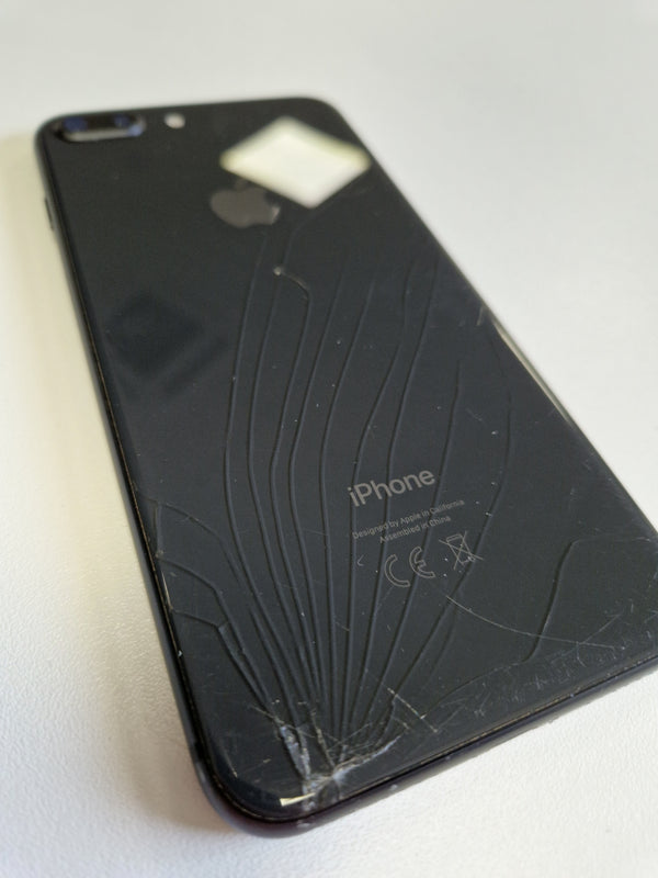 Apple iPhone 8 Plus, 64GB, Space Grey, Good (Smashed Back) - Unlocked - Sale - 355105