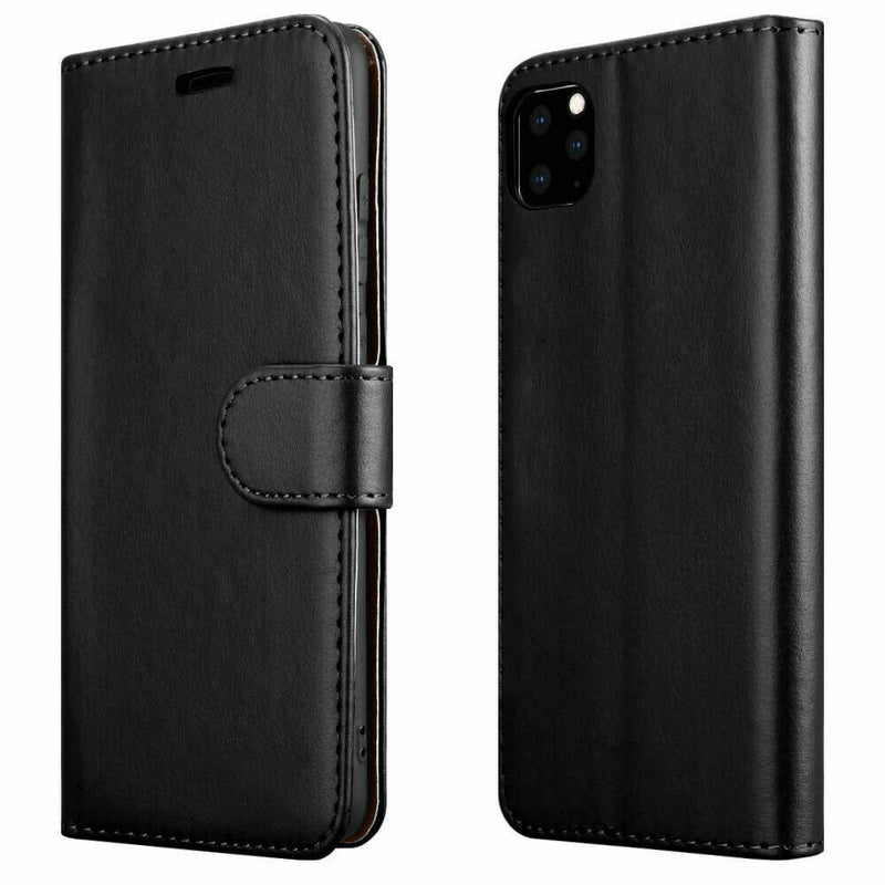 iPhone 11 Leather Flip Case - WeSellTek