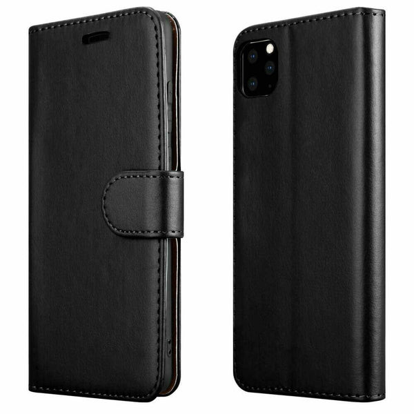 iPhone 11 Pro Max Leather Flip Case - WeSellTek